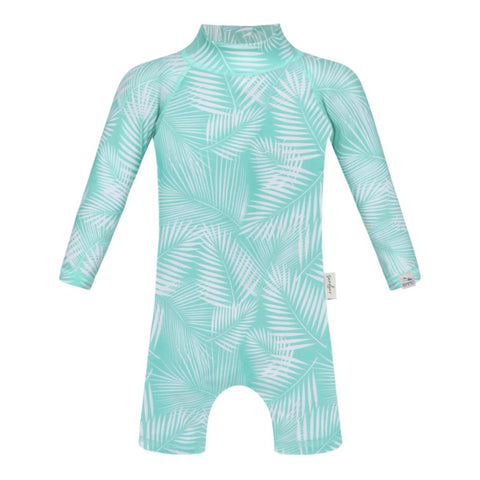 Green Fern Baby Swimsuit