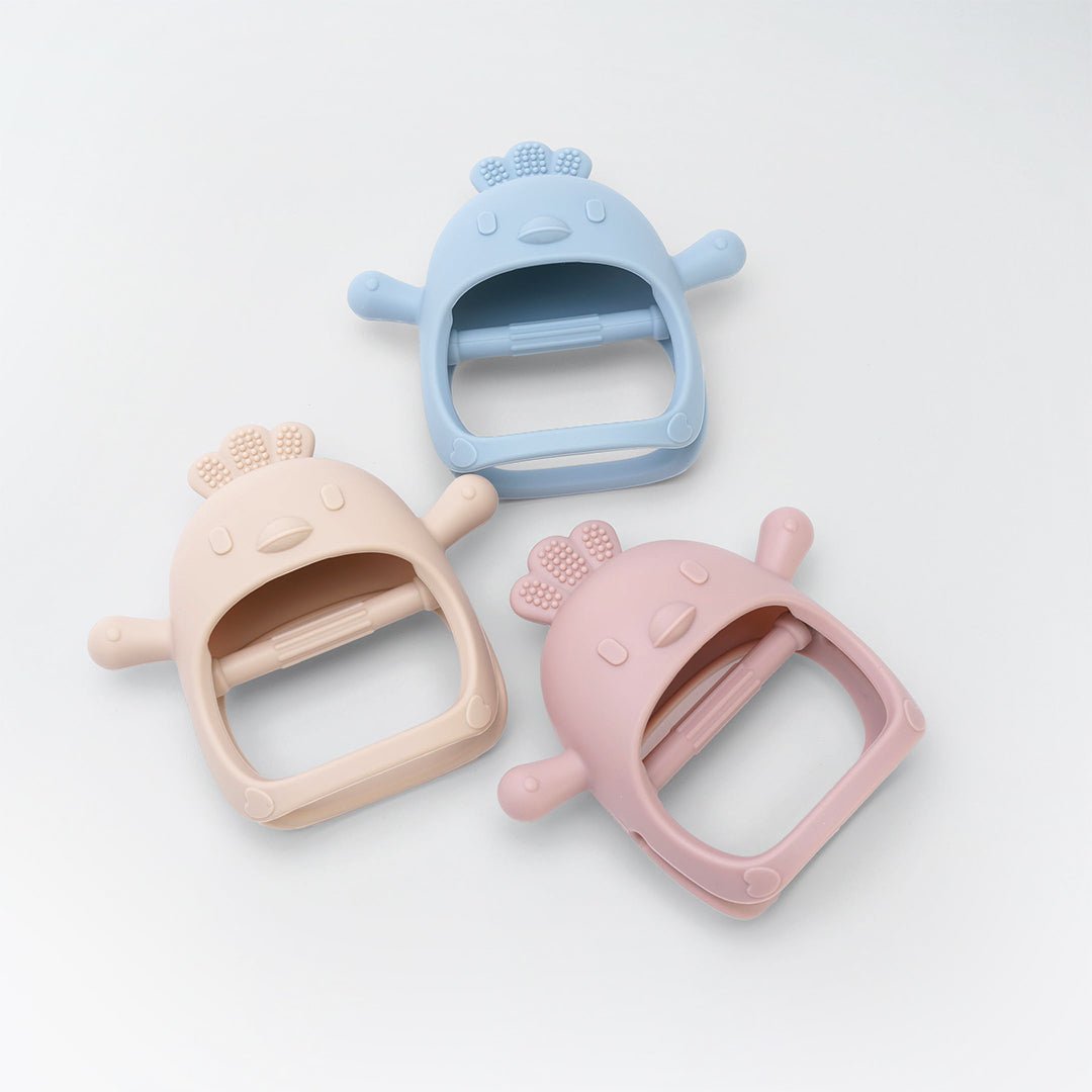 Silicone Chick Teether in 3 Colours