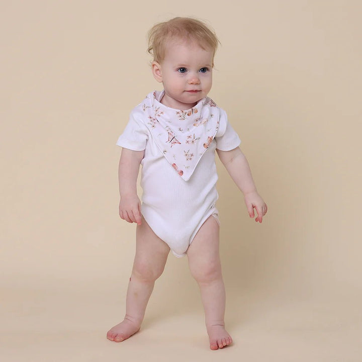 Stylish baby bandana bib perfect for mealtimes and gifting