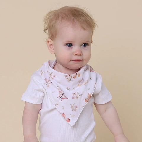 Snuggle Hunny Butterfly Organic Dribble Bib