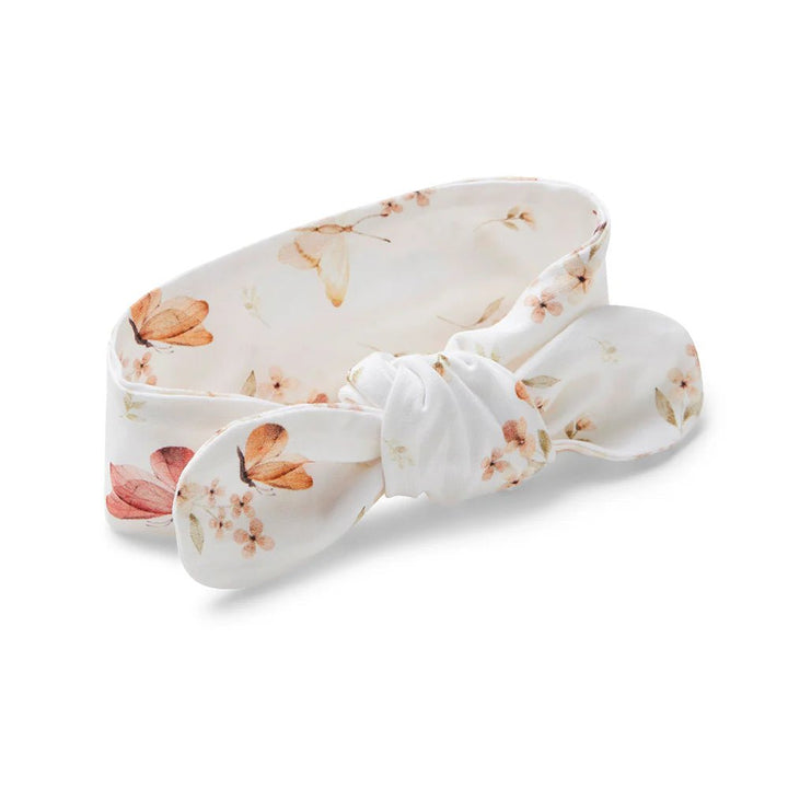 Floral Butterfly baby topknot from Snuggle Hunny