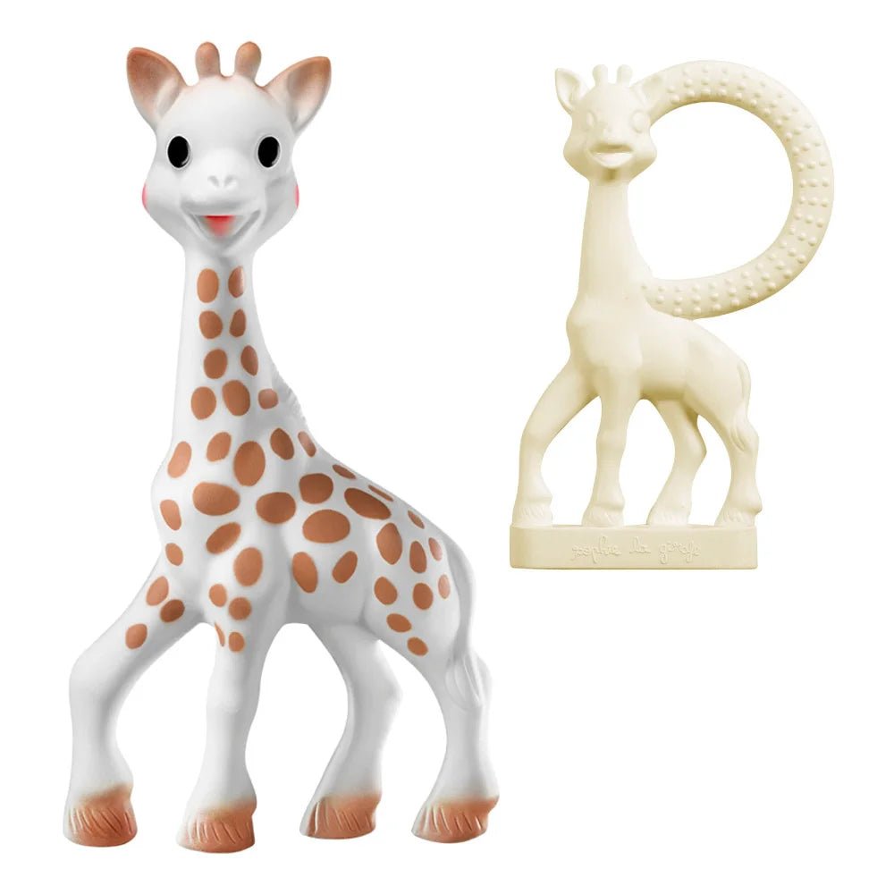 Sophie la girafe Award Set with Original Sophie Teether and Natural Rubber Giraffe Teething Ring
