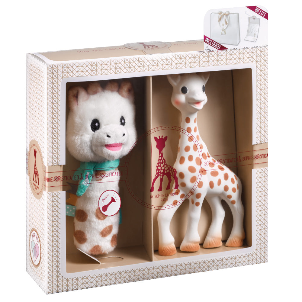Sophie la Girafe Sophiesticated Pouet Rattle Set
