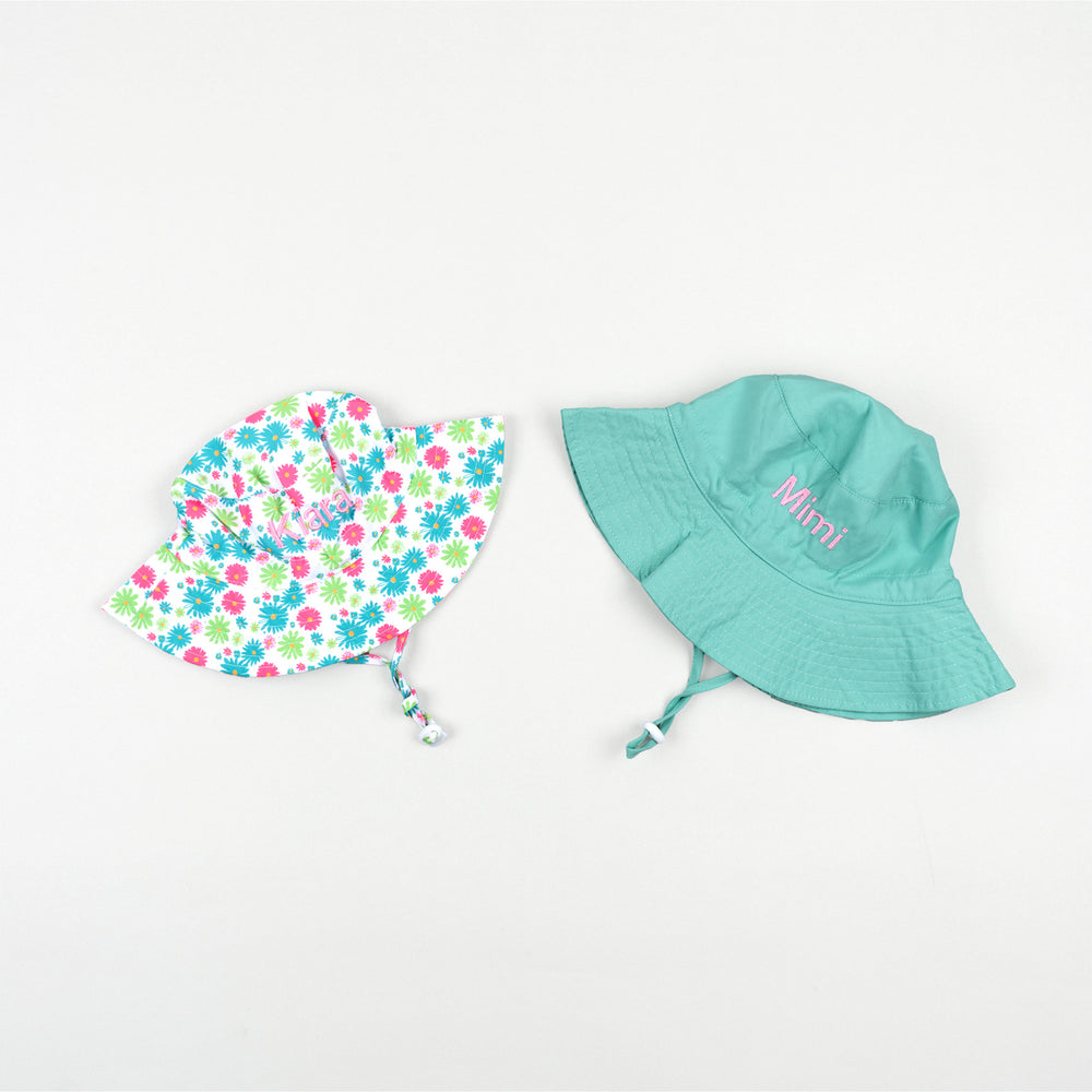 Personalised Summer Sun Hat for Toddlers and Children