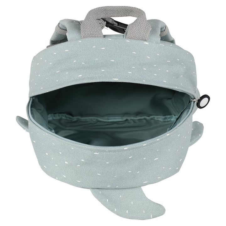 Top view of Trixie Mr. Shark Backpack