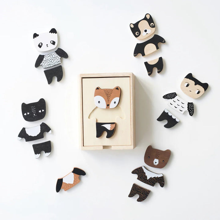 Wee Gallery Mix and Match Animal Toy 