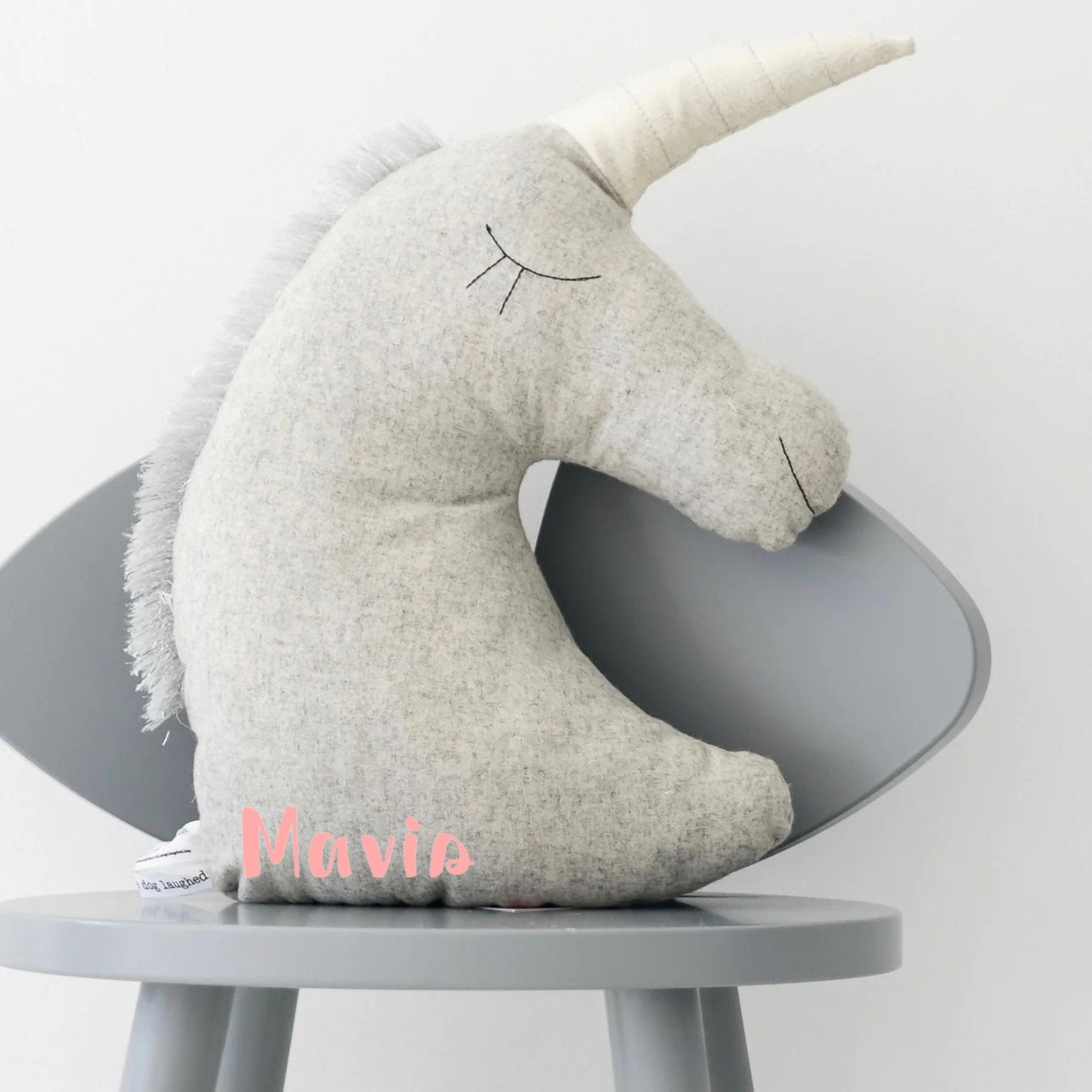  Personalised Unicorn Cushion 