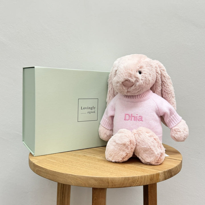 Personalised Jellycat Bunny - Blush