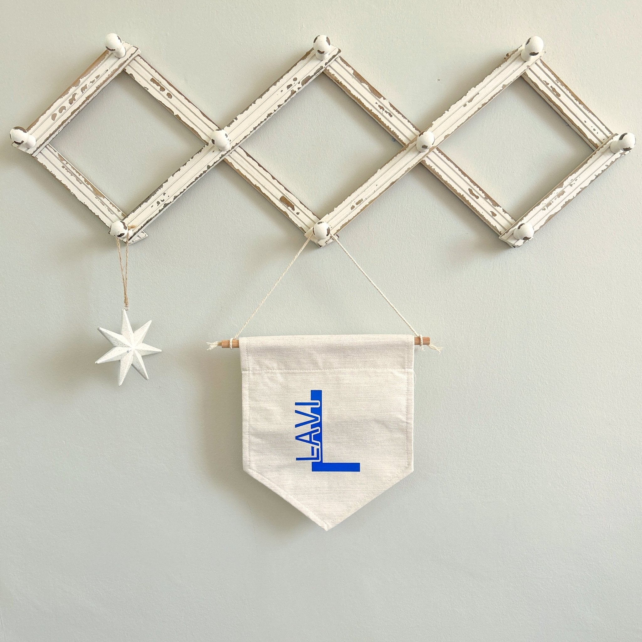  Personalised Name Initial Room Pennant 