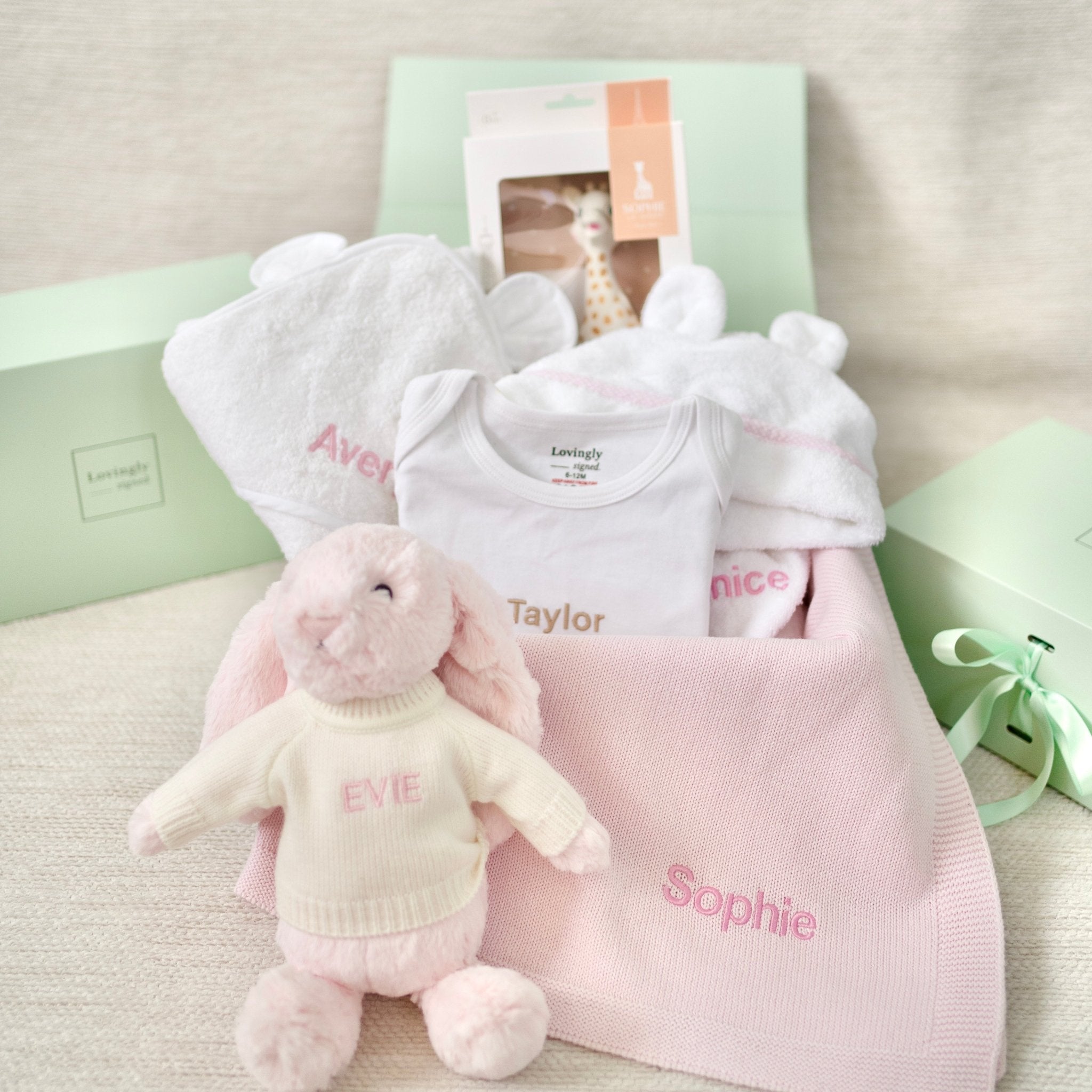 Baby Girl Gifts | Personalised Newborn Baby Girl Hampers – soul-baby-gifts