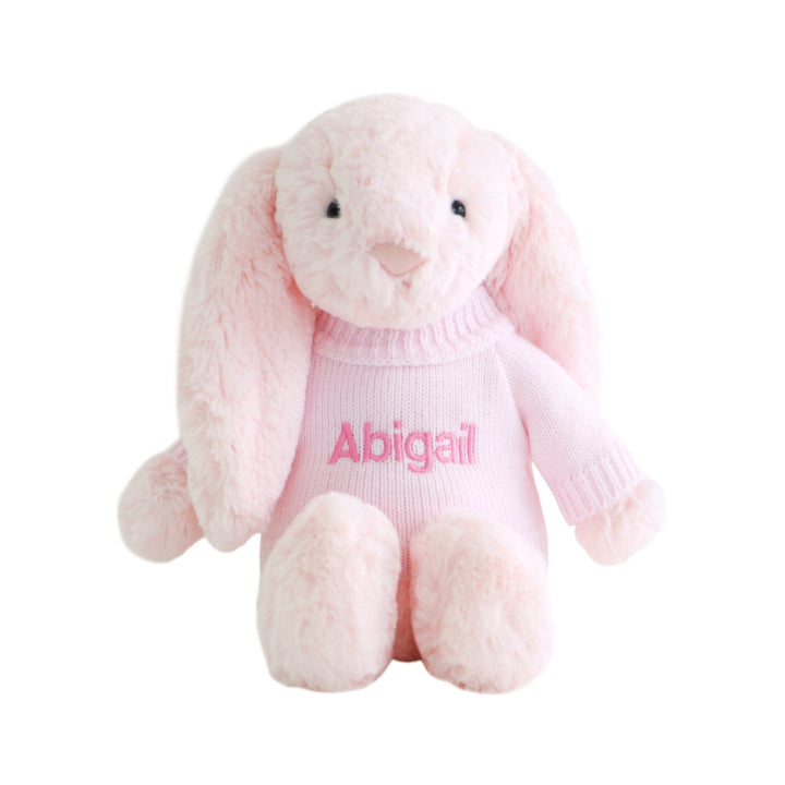 Personalised Bathtime, Bunny and Comforter Snuggle Set - Pink - LOVINGLY SIGNED (SG)
