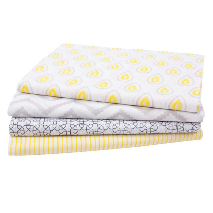 Feroza Swaddle in Yellow Birds design