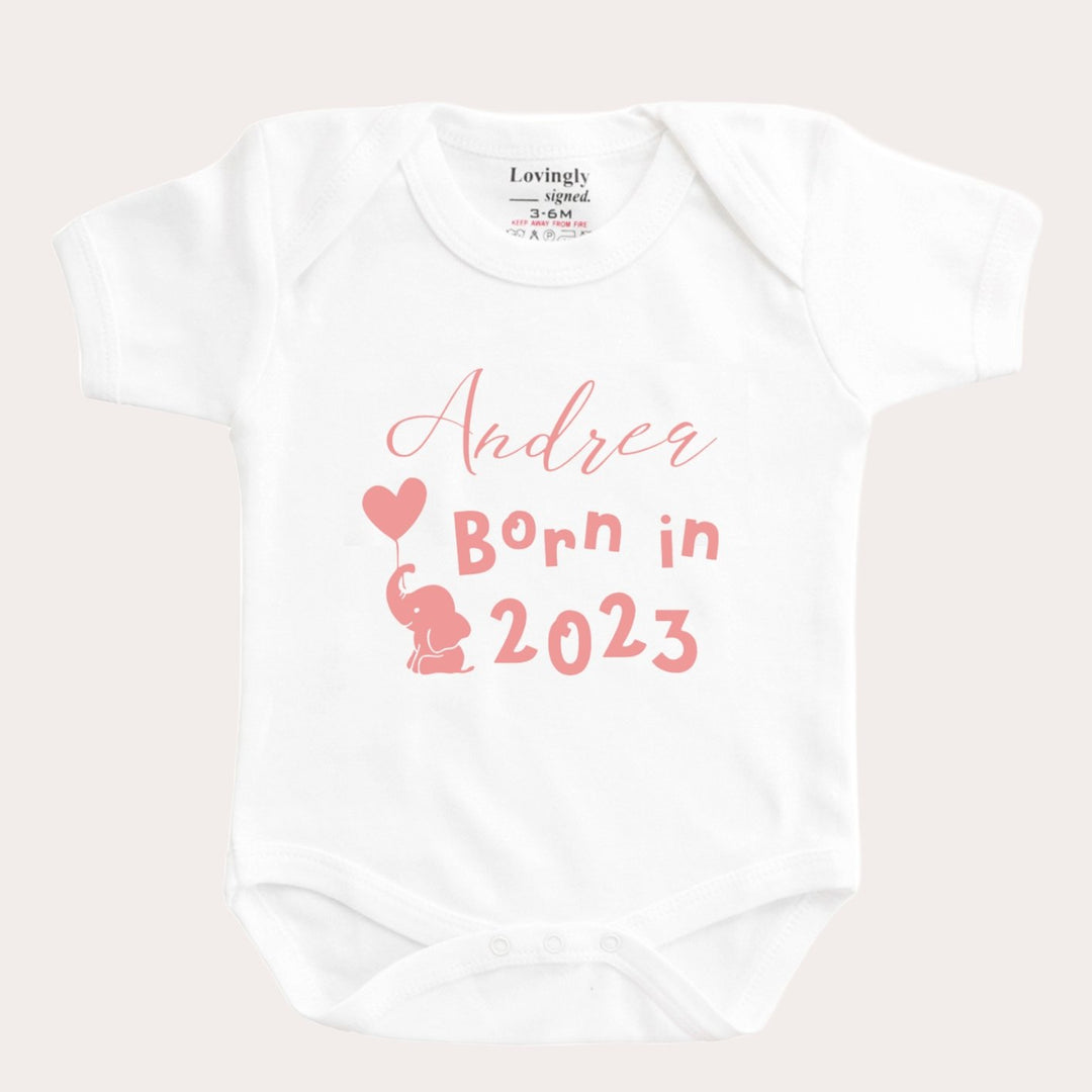 Born in "YEAR" Babygrow (Multiple designs)